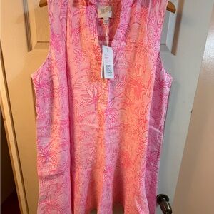 Lilly Pulitzer Lagoon Linen Dress